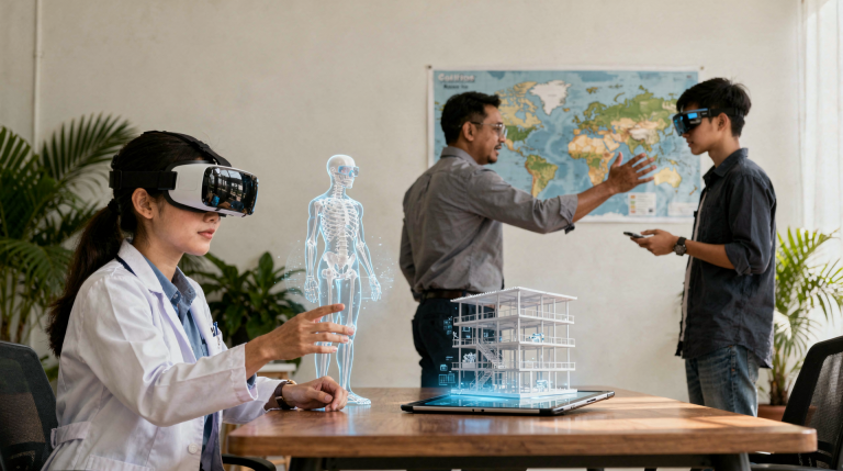 Teknologi Imersif di Luar Game: Contoh Penggunaan VR dan AR