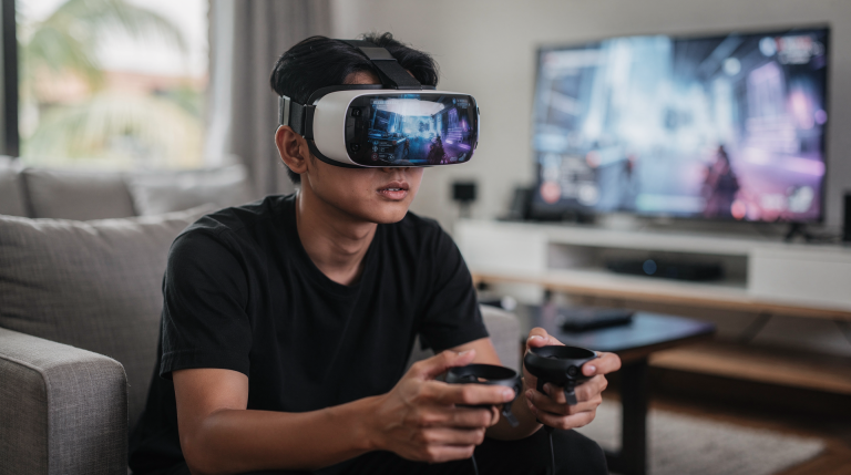 VR Gaming: Perangkat, Pengalaman Bermain, dan Tren Masa Depan